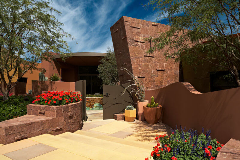 front entry landscape design