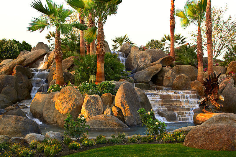sohnco waterfall landscaping